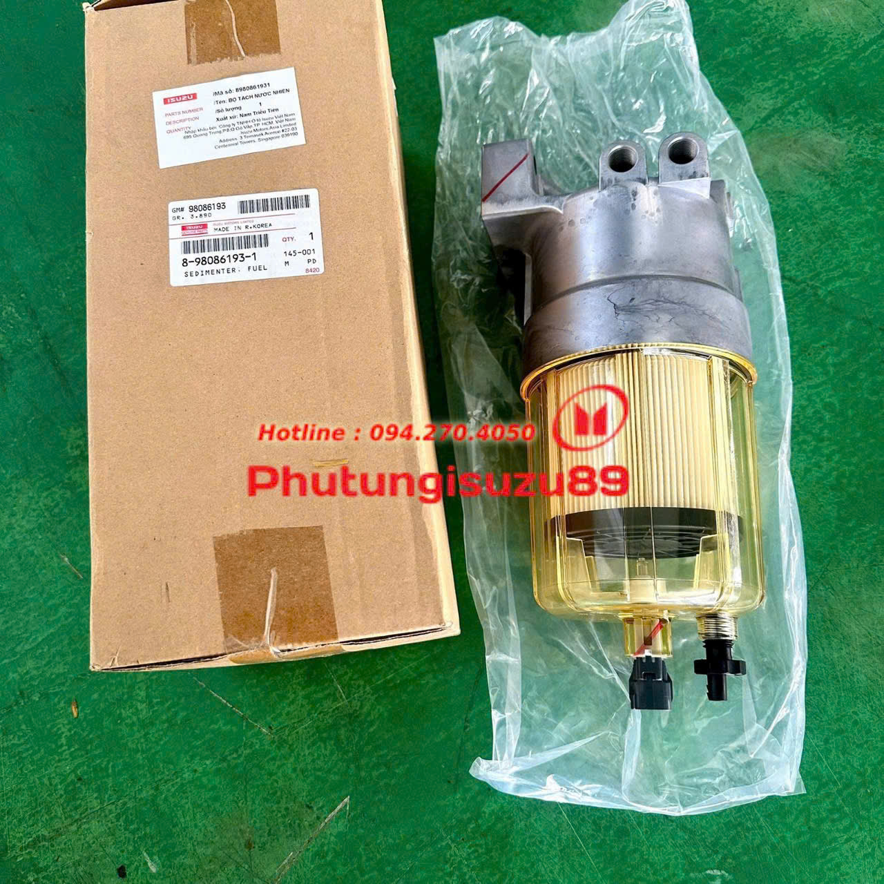 BỘ LỌC THÔ / LỌC TÁCH NƯỚC FRR FVR FVM EURO2 EURO4